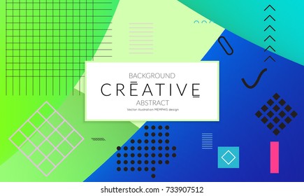 Minimal universal banner templates in Memphis style with abstract hand drawn doodles. Roughly drawn bright trendy textures. Bright neon web banner layout. Vector isolated