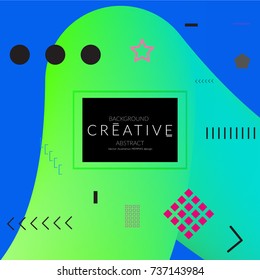 Minimal universal banner templates in Memphis style with abstract hand drawn doodles. Roughly drawn bright trendy textures. Bright neon web banner layout. Vector isolated