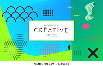 Minimal universal banner templates in Memphis style with abstract hand drawn doodles. Roughly drawn bright trendy textures. Bright neon web banner layout. Vector isolated