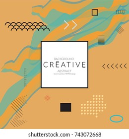 Minimal universal banner templates in Memphis style with abstract hand drawn doodles. Roughly drawn bright trendy textures. Bright neon web banner layout. Vector isolated