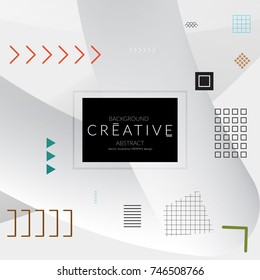 Minimal universal banner templates in Memphis style with abstract hand drawn doodles. Roughly drawn bright trendy textures. Bright neon web banner layout. Vector isolated
