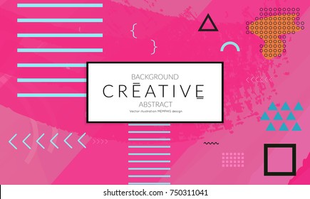 Minimal universal banner templates in Memphis style with abstract hand drawn doodles. Roughly drawn bright trendy textures. Bright neon web banner layout. Vector isolated