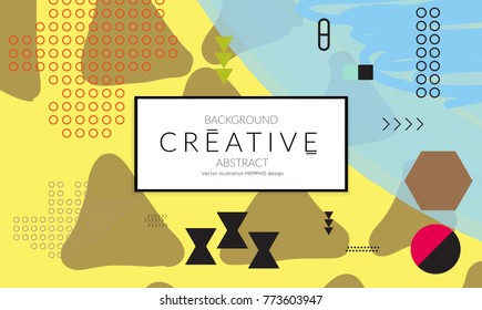 Minimal universal banner templates in Memphis style with abstract hand drawn doodles. Roughly drawn bright trendy textures. Bright neon web banner layout. Vector isolated