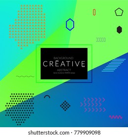 Minimal universal banner templates in Memphis style with abstract hand drawn doodles. Roughly drawn bright trendy textures. Bright neon web banner layout. Vector isolated