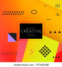 Minimal universal banner templates in Memphis style with abstract hand drawn doodles. Roughly drawn bright trendy textures. Bright neon web banner layout. Vector isolated