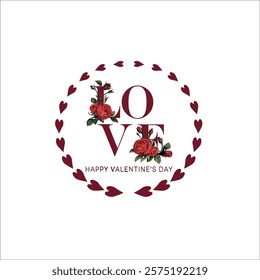 Minimal Valentine's Typography Design with Romantic Flair
Elegant Heart Icon Valentine's Day Design
Modern Love You Valentine's Card Template
