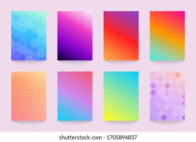 Minimal vector abstract cover notebook design. Planner and diary bright and pastel cover for print. Abstract design for copybook brochures and school books. Notebook, brochure, magazine template