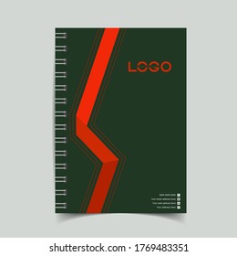 Minimales, abstraktes Vektorgrafik-Cover-Notebook-Design. Planer- und Tagebuchabdeckung für den Druck. Abstraktes Design für Copybook-Broschüren und Schulbücher. Notebook-Papier. Broschüre, Buch, Zeitschriftenvorlage.