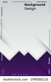Diseño de bloc de notas de portada abstracta de vector mínimo. Cubierta del planificador y diario para impresión. Diseño abstracto para folletos de cuadernos y libros escolares. Papel portátil. Folleto, libro, plantilla de revista.