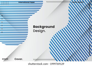 Minimal vector abstract cover notebook design. Planner and diary cover for print. Abstract design for copybook brochures and school books. Notebook paper. Brochure, book, magazine template.