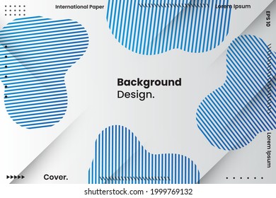 Minimal vector abstract cover notebook design. Planner and diary cover for print. Abstract design for copybook brochures and school books. Notebook paper. Brochure, book, magazine template.