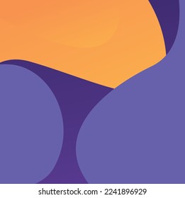 minimal vector background for flyers and posters orange and purple