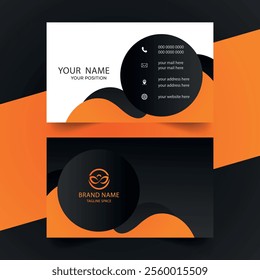 minimal vector corporate card design
