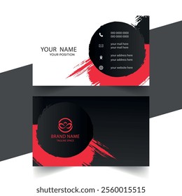 minimal vector corporate card design