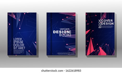 Minimal vector cover design background. New texture for your design.