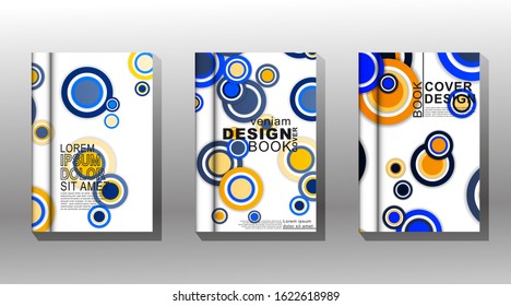 Minimal vector cover design background. New texture for your design.