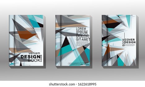 Minimal vector cover design background. New texture for your design.