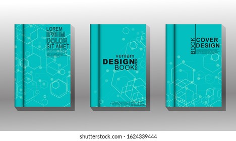 Minimal vector cover design background. New texture for your design.