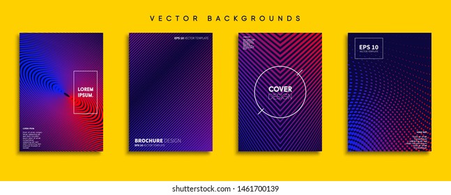 Minimal Vector cover designs. Future Poster template.