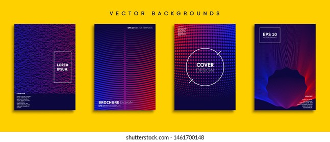Minimal Vector cover designs. Future Poster template.