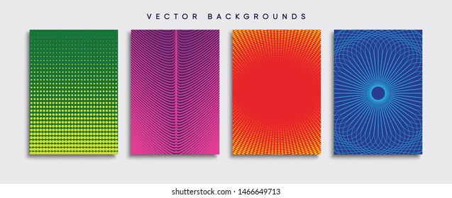 Minimal Vector cover designs. Future Poster template.