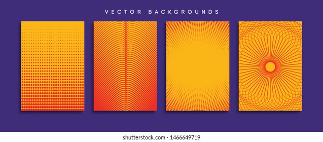 Minimal Vector cover designs. Future Poster template.