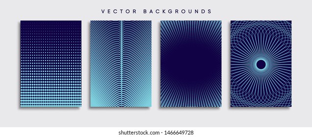 Minimal Vector cover designs. Future Poster template.