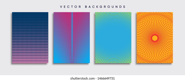 Minimal Vector cover designs. Future Poster template.