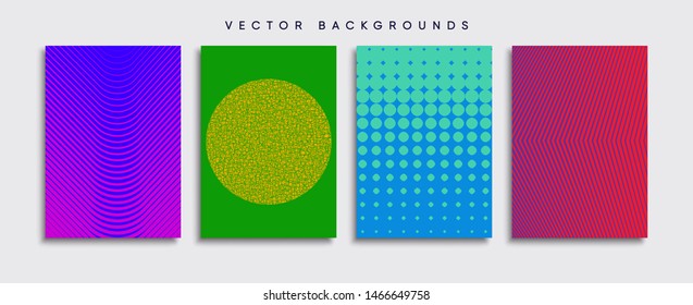 Minimal Vector cover designs. Future Poster template.