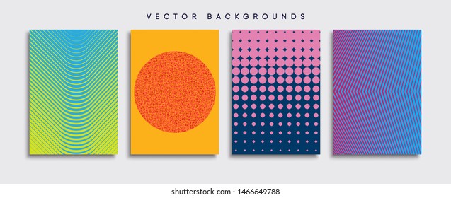 Minimal Vector cover designs. Future Poster template.