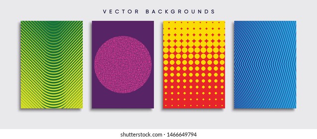 Minimal Vector cover designs. Future Poster template.