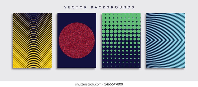 Minimal Vector cover designs. Future Poster template.