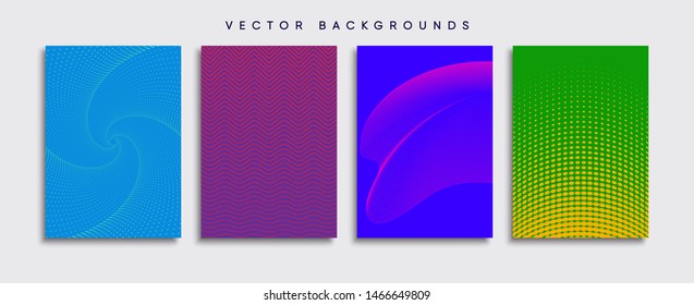 Minimal Vector cover designs. Future Poster template.