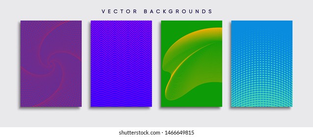 Minimal Vector cover designs. Future Poster template.