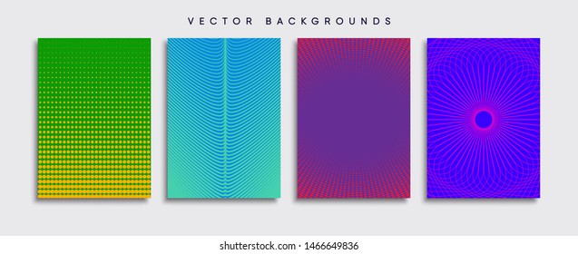 Minimal Vector cover designs. Future Poster template.