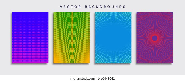 Minimal Vector cover designs. Future Poster template.