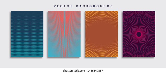 Minimal Vector cover designs. Future Poster template.
