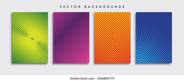 Minimal Vector cover designs. Future Poster template.