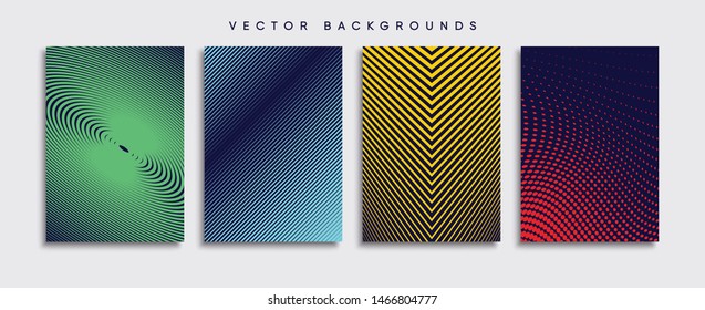 Minimal Vector cover designs. Future Poster template.
