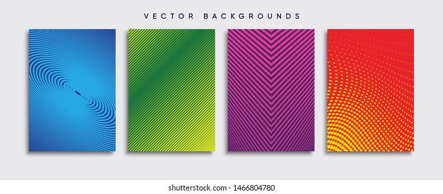 Minimal Vector cover designs. Future Poster template.