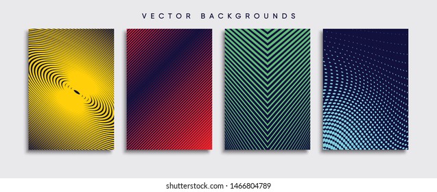 Minimal Vector cover designs. Future Poster template.