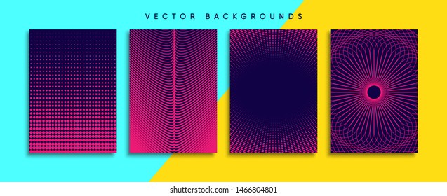 Minimal Vector cover designs. Future Poster template.