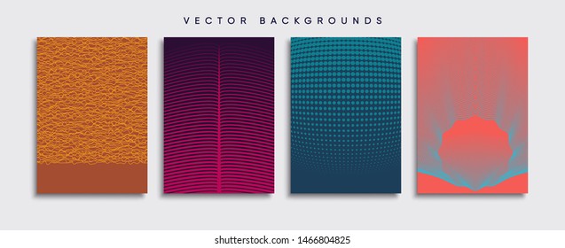 Minimal Vector cover designs. Future Poster template.
