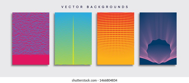 Minimal Vector cover designs. Future Poster template.