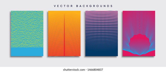 Minimal Vector cover designs. Future Poster template.