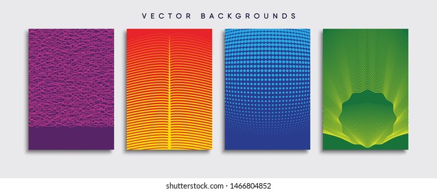Minimal Vector cover designs. Future Poster template.