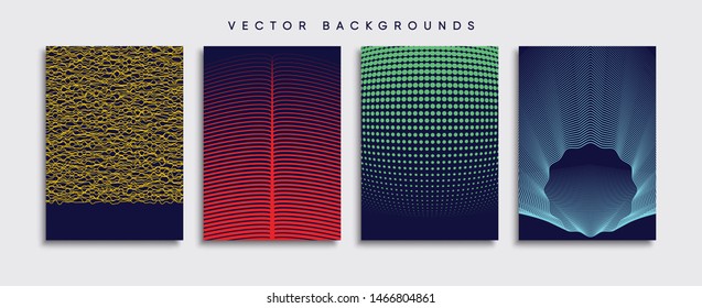 Minimal Vector cover designs. Future Poster template.