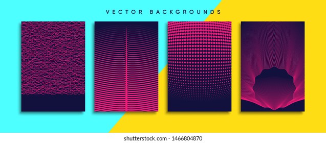 Minimal Vector cover designs. Future Poster template.