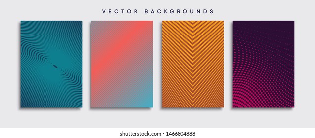 Minimal Vector cover designs. Future Poster template.