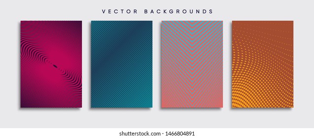 Minimal Vector cover designs. Future Poster template.